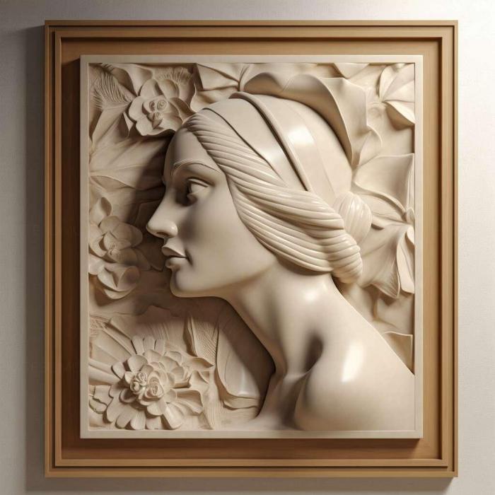 نموذج ثلاثي الأبعاد لآلة CNC 3D Art 